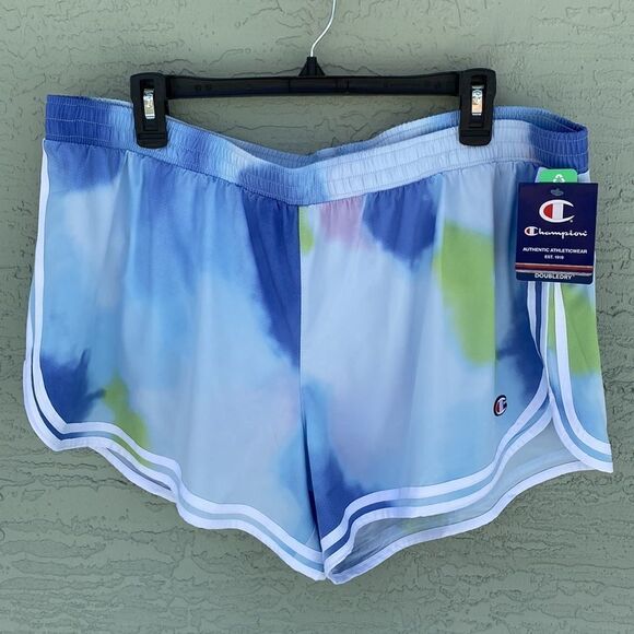 Champion Candy Tie Dye Shorts Sz 2XL NWT XXL - Picture 1 of 15